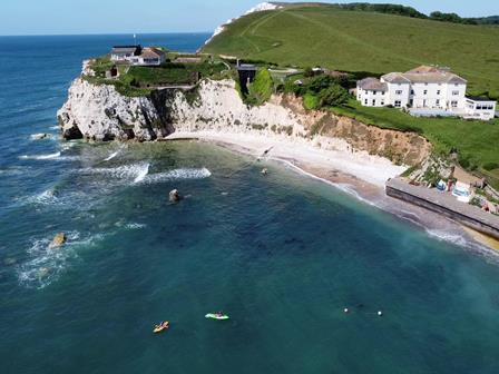 Freshwater Bay from above