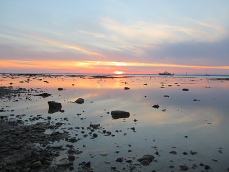 Sunset at Thorness Bay