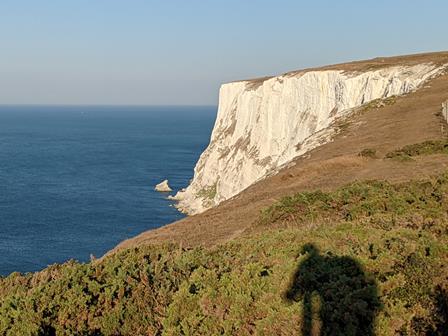 Cliffs between Freshwater Bay and The Needles