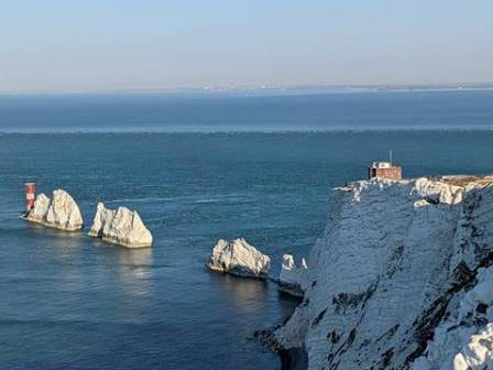 View of the Needles from New Battery